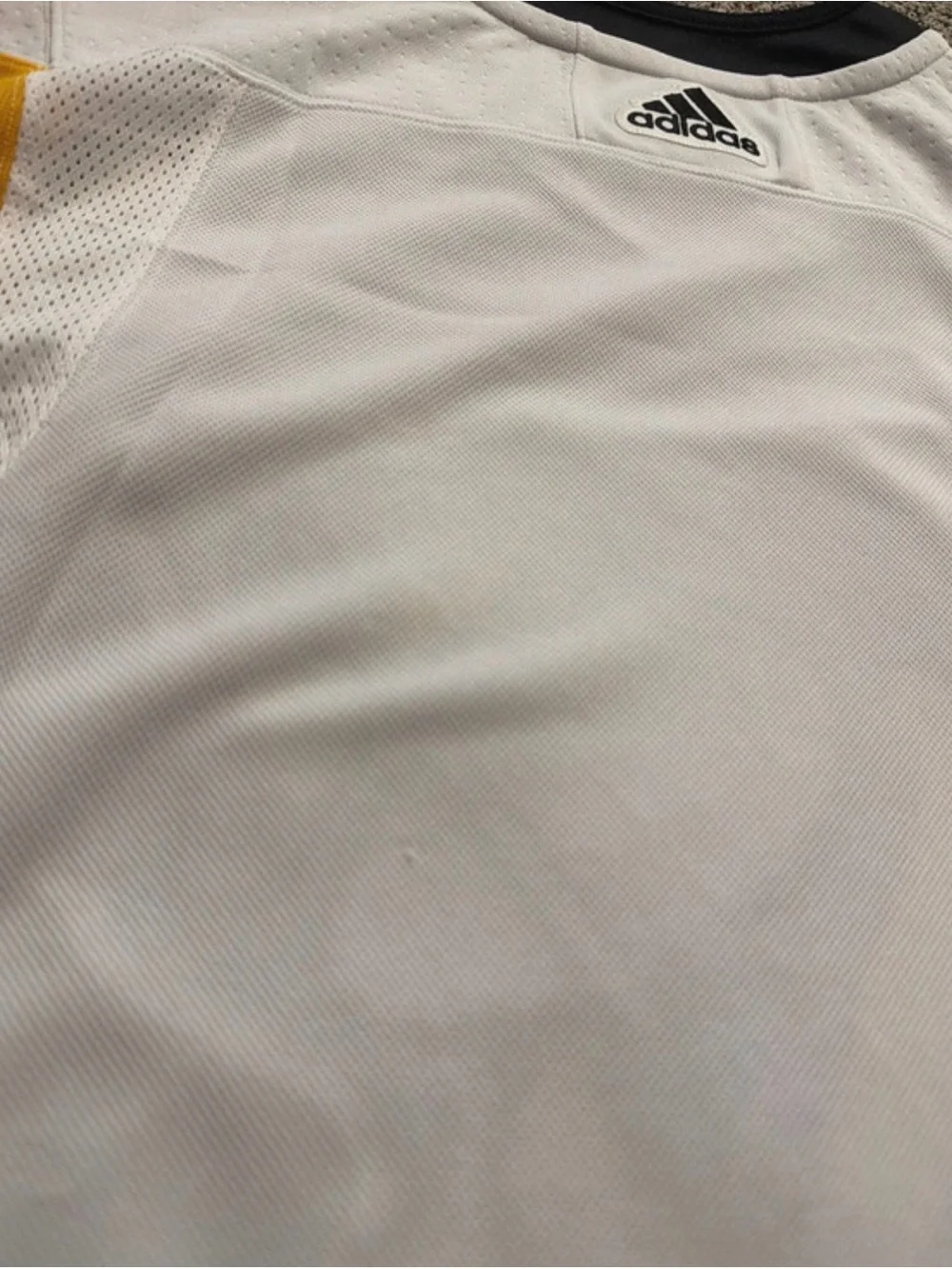 NWT Pittsburgh Penguins Mens White Away 50 Hockey Jersey New Adidas Blank
